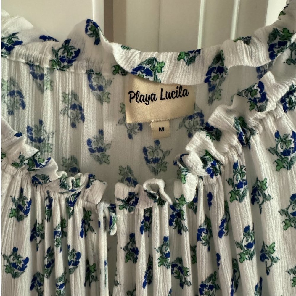 Playa Lucila Printed Short Dress  Printed Short Dress Size MEDIUM - Picture 8 of 10